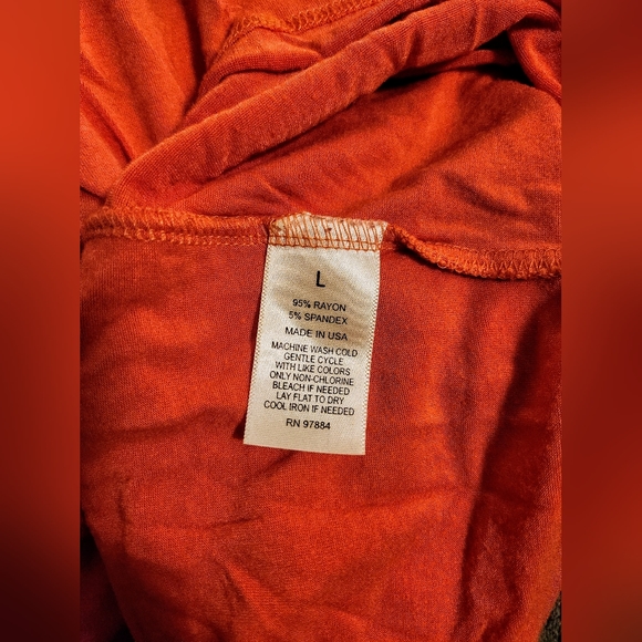 Tart Coral Sleeveless Dress Size L with 2 belts included - Picture 5 of 5